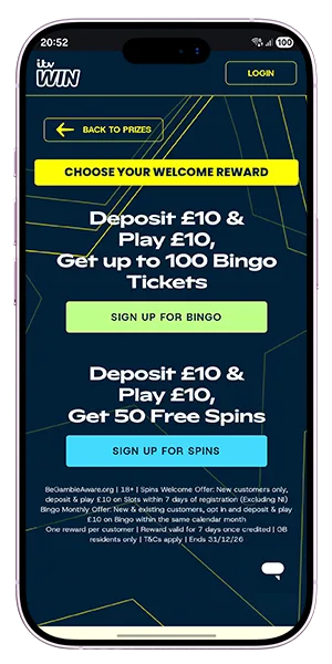 ITV win spins account